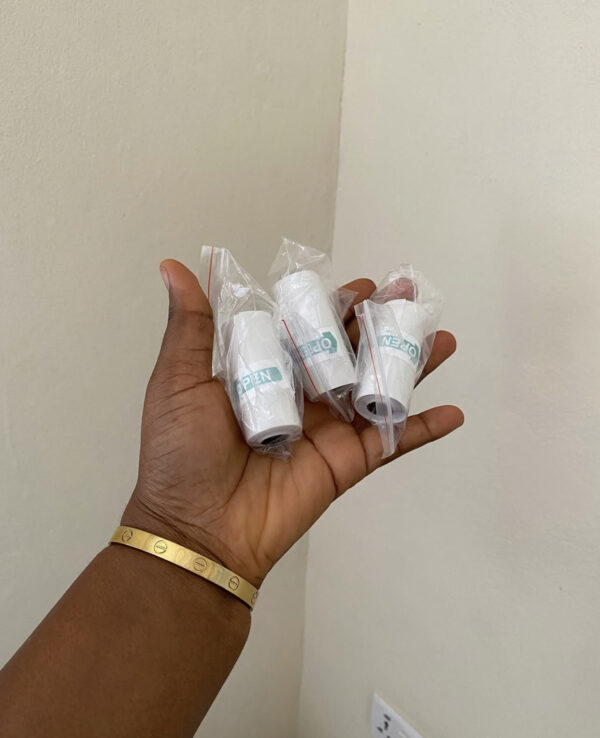 Transparent sticker for mini printer 1roll