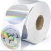 Holographic round sticky paper 50x50mm (400 stickers)