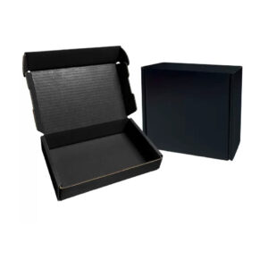Black packaging box