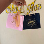 Thank you paper bag (12x14x6cm)