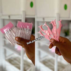 Lash spoolie and tweezer