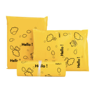 Yellow hello mailer bag (pack of 25pcs)