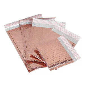 Rose gold glossy bubble mailer (pack of 10pcs)