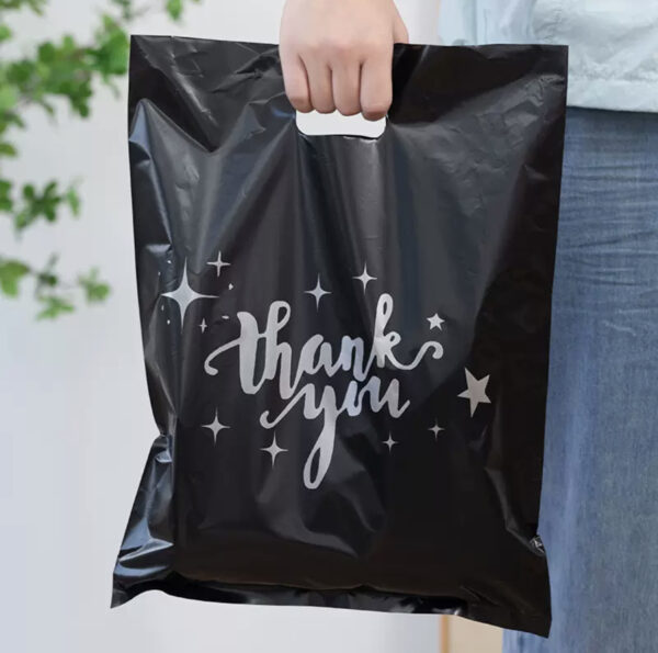 Black thank you nylon (pack of 50pcs)