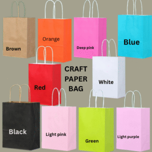 Big Craft paper bag (21x27x11cm)