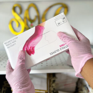 Hand glove pink