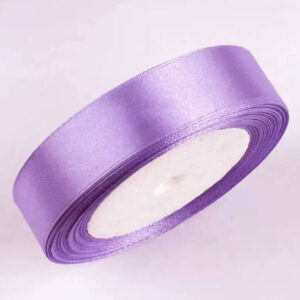 Plain ribbon (roll of 25yards 2cm wide) - purple