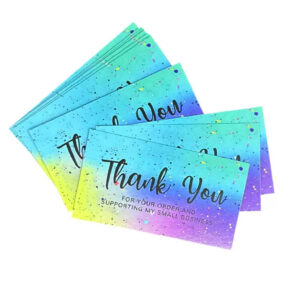 Rainbow thank you card (pack of 50pcs)