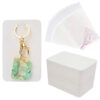 Keychain card with transparent nylon 50pcs