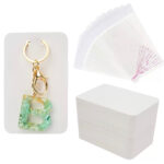 Keychain card with transparent nylon 50pcs