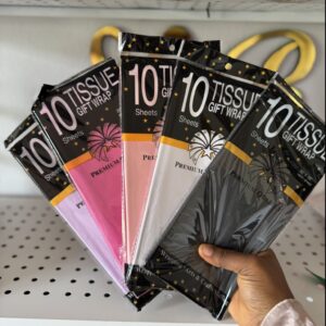 Plain tissue gift wrap (pack of 10pcs)