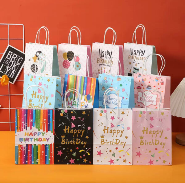 Birthday craft bag (21x16x8cm)