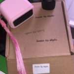 Mini stamp with 3ml ink (production time 3-4weeks.. please read description below)