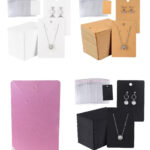Jewelry card with transparent nylon (25pcs)