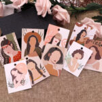 Fancy jewelry card with transparent nylon(pack of 25pcs)