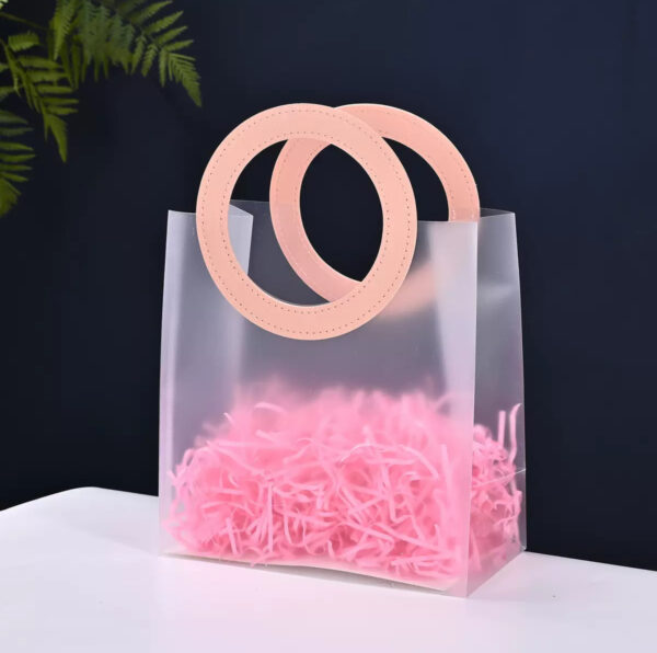See through gift bag 20x23x10cm (doesn’t come with shredded paper)