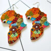 0005 African print earring
