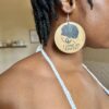 0004 Afro earrings