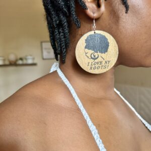 0004 Afro earrings