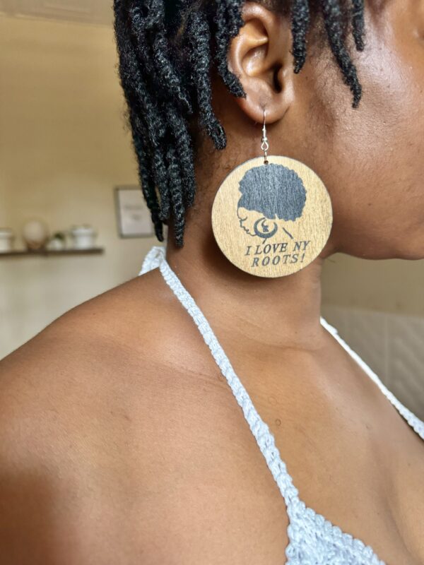 0004 Afro earrings