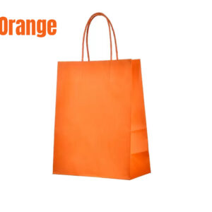 Orange craft bag(small 15x8x21cm , med 21x11x27cm)