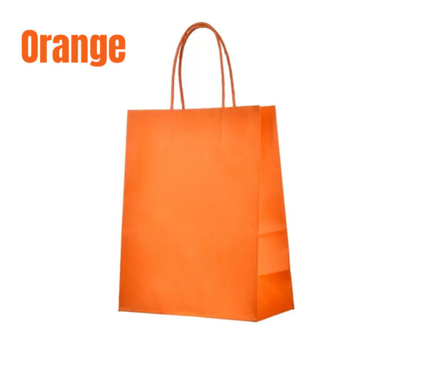 Orange craft bag(small 15x8x21cm , med 21x11x27cm)