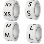 Size sticker (100pcs)