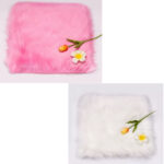 Square Fur rug (size 50x50cm)