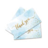 Blue thank you card (pack of 50pcs)