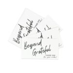 Beyond grateful thank you card (pack of 50pcs)