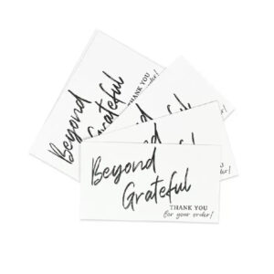 Beyond grateful thank you card (pack of 50pcs)