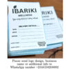Custom delivery sticker (50pcs )