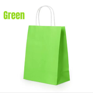 Green craft bag (small 15x8x21cm , med 21x11x27cm)