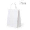 White craft bag (small 15x8x21cm , med 21x11x27cm)