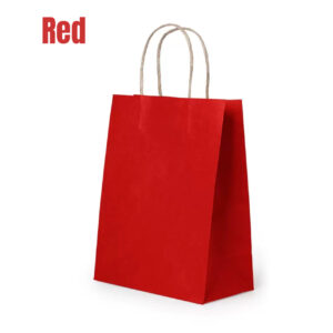 Red craft bag(small 15x8x21cm , med 21x11x27cm)