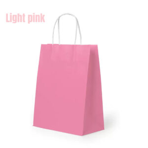Light pink craft bag(small 15x8x21cm , med 21x11x27cm)