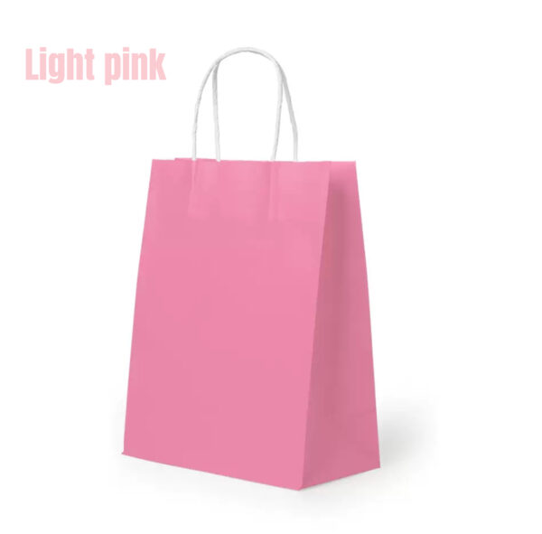 Light pink craft bag(small 15x8x21cm , med 21x11x27cm)
