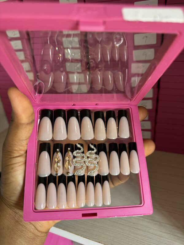 P4 (24 Press on on nail tips & installation kit)