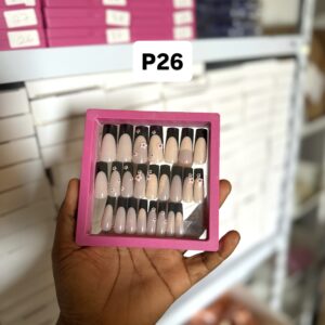 P26 (24 Press on on nail tips & installation kit)