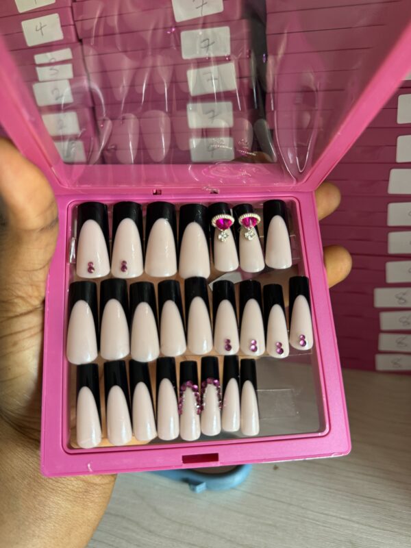 P8 (24 Press on on nail tips & installation kit)
