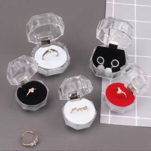 Plastic ring box