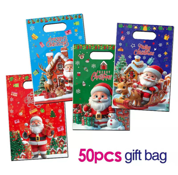 Xmas themed nylon bag (50pcs small)