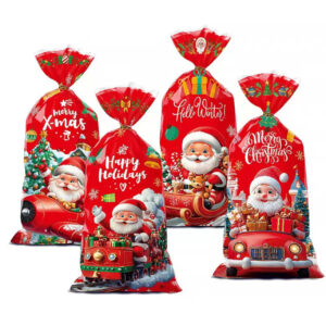 Red Xmas gift bag 25pcs