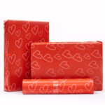 Valentine Red heart mailer bag (pack of 25pcs)
