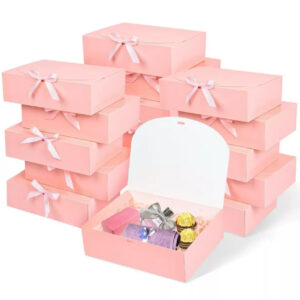 Pink fancy gift box (20x20x10cm)