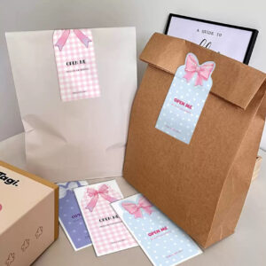 Bow tie box sticker (pack of 50pcs)