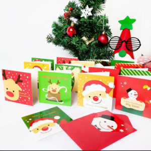 Xmas cards  (has a blank space inside for customized notes)