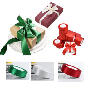 Xmas ribbon 2cm wide 25yards long