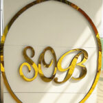 Round wall sticker (alphabets not inclusive) 70vm diameter