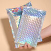 Silver holographic bubble mailer (pack of 10pcs)